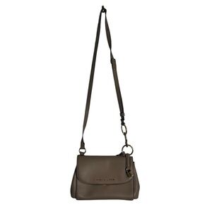 Marc Jacobs Mini Boho Grind Crossbody Purse Pebbled Leather Taupe Designer Bag